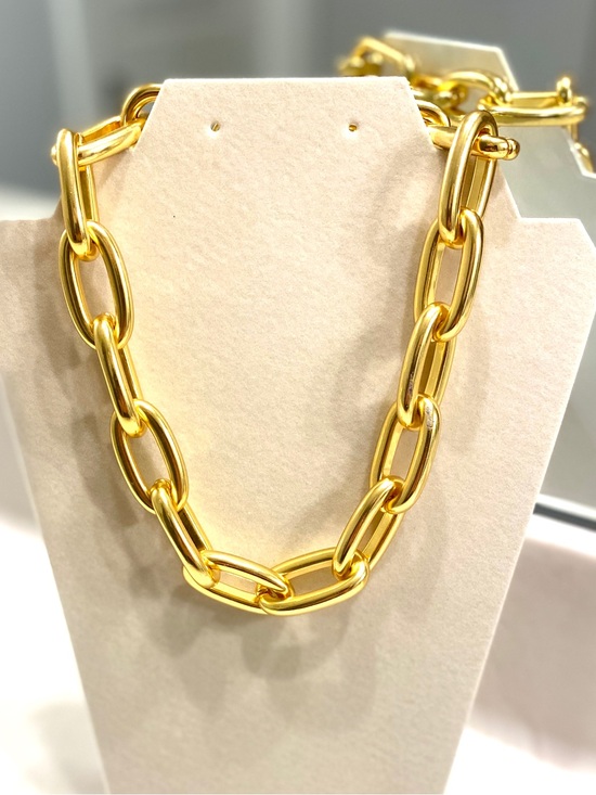 J. Crew Jewelry - J. Crew Polished Gold Link Necklace